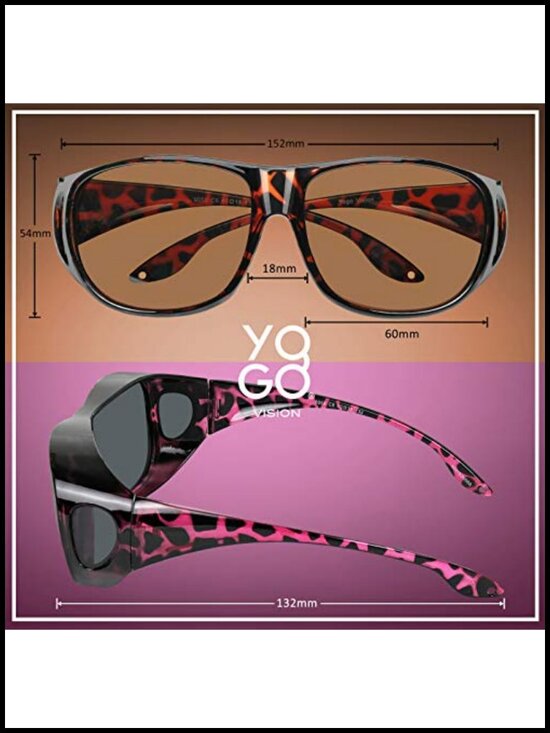 Fit Over Wrap Sunglasses Polarized Lens for Eyeglasses main image 6